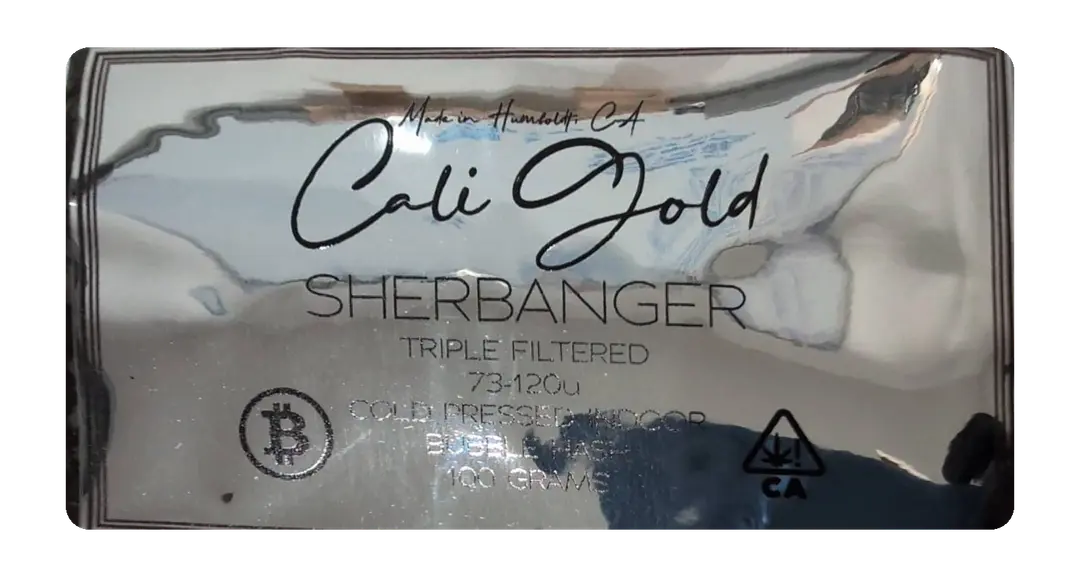 Cali Gold Sherbanger Hash Cali Gold Sherbanger Hash