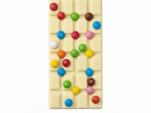 White Smartie Chocolate Bar